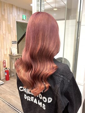 ピープスアンドスー 表参道 渋谷(Peeps&Suu.) 艶カラー　ピンク　髪質改善　艶髪　ハイトーン