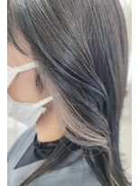 クオリス 赤塚店(QUALIS) 20代30代大人可愛いインナーカラー/イヤリングカラー/ブリーチ