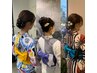 ★浴衣着付けのみ￥4400★浴衣着付け＆ヘアセット￥6600