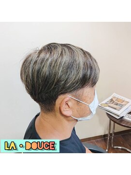 サロン ド ビューティー ラ デュース メンズマッシュ　ハイライト