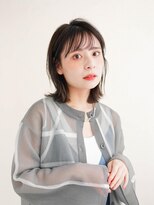 ジュール 大分(Joule)&nbsp;ミディアムヘア/斜めバング/グレージュカラー/大分駅