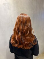 レヴィ 神楽坂(Levi)&nbsp;オレンジカラー カーテンバング