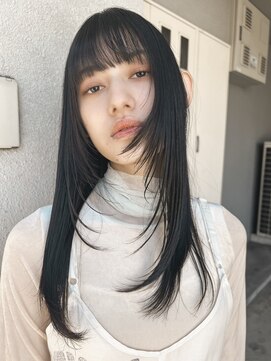 クリアーオブヘアー 本山店(CLEAR of hair) フェイスレイヤー×ストレートロング