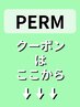 【↓↓↓パーマのセットメニュークーポン　は下記から選択↓↓↓】