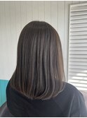 オリーブベージュ◎フェミニンヘア