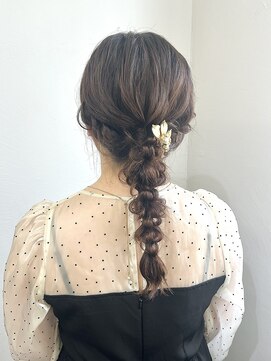 ロットアニバース(lott annibirth) 【髪質改善】ミディアムヘア編み下ろし@mutsumi