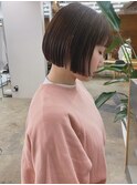 【HANAE】ミニボブ×マロンベージュ