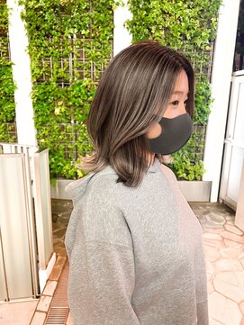 ネイロ バイ ジルブラン 葛西(NeiRo by JIL BLAN) レイヤーカットハイライトダブルカラーインナカラーミディアム