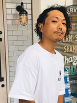 サンディーズバーバーショップ(Sandees)&nbsp;カーリースパイラルワンレンボブ