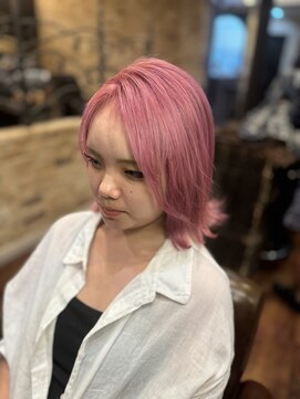 シャル 町田(shalu) モテカラー!潤い透明感ペールピンク/10代20代30代