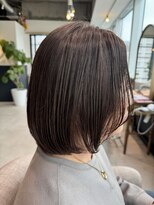 オーケストラ(Orchestra)&nbsp;ショートボブグレイカラー白髪染め白髪ぼかし40代50代