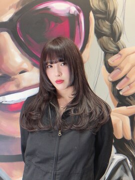 ナンバー リコ 名駅 ジャム 名古屋(N° rico JAM) 姫レイヤーカット ダークラベンダー