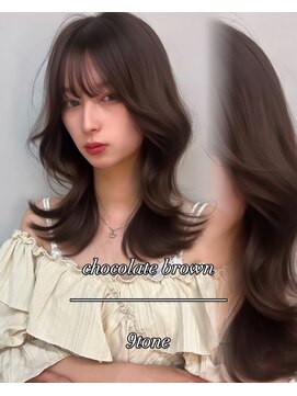 ボタン テンジン(VOTAN tenjin) 【杉本大地】韓国ヘア/チョコレートブラウン/ブリーチなしカラー