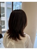 マッシュウルフレイヤー×大人セミロング
