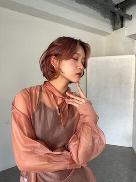レイズアンダーバーホワイト(RAISE by _WHITE) 透明感ショート/春カラー/ブリーチなし/顔まわり