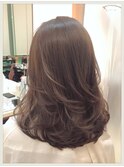 グレージュブラウン◆ロングレイヤー