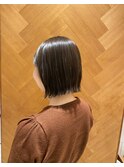 切りっぱなしボブ