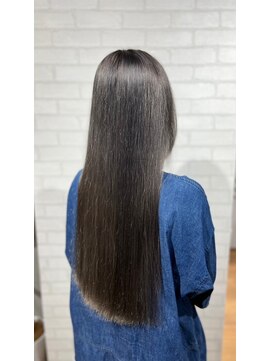 ビス ヘア アンド ビューティー 西新井店(Vis Hair＆Beauty) 小顔レイヤーロブヘアウルフカットブリーチなしココアブラウン
