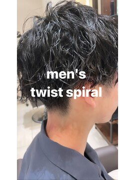 アース 静岡駅前店(HAIR&MAKE EARTH) men's twist spiral
