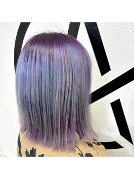 アルケム 学芸大学(AlChem) 【Hana指名】色落ちで作るシルバーを使ったパステルアンブレラ