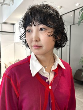 暗めカラー/韓国風巻き/レイヤーカット/髪質改善/縮毛矯正/銀座