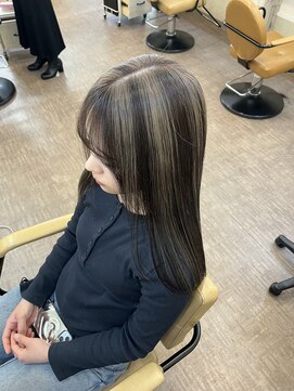 セブンルックス モカ 宇都宮鶴田店(7LOOKS mocha) ミックスカラー レイヤー/髪質改善/リタッチ/ハイライト