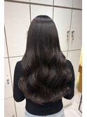 透明感抜群ダブルイルミナカラー艶グレージュ鶴見