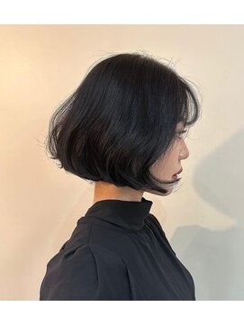 ナループロア ルームー(Nalu pu loa ROOMOO) ふわっとしたタンバルモリ☆韓国ボブ/韓国ヘア/内巻きボブ