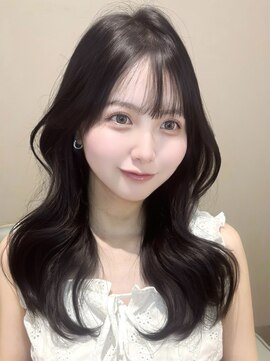 マインバイアフロートギンザ(MYNE by AFLOAT GINZA) レイヤーカット/顔周りカット/透明感カラー/グレージュ/韓国ヘア