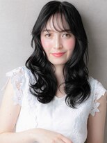 カバーヘア ブリス 戸田公園西口店(COVER HAIR bliss)&nbsp;フィンガーウェーブヨシンモリ韓国風黒髪ロングX戸田公園30代