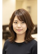 グリーン レーベル 川崎店(Green label)&nbsp;大人カジュアルな外ハネミディ