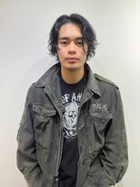 PARKiiiNG 心斎橋　ブリーチ/ダブルカラー/パーマ/メンズ【パーキング】&nbsp;ニュアンスパーマ