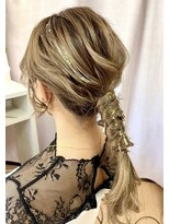 ジェミータ 横浜&nbsp;ローポニーテール【横浜/ヘアセット/着付け/ヘアメイク】