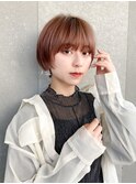 ナチュラルショート/ショートボブ/韓国/顔周り/20代30代40代50代