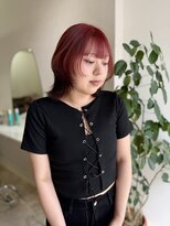 オルヴァ(Orva)&nbsp;ディープレッド裾カラーブラック