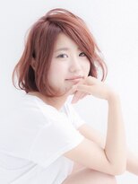 ニューヨークニューヨーク 大久保店(NYNY)&nbsp;イルミナブロッサムピンク×ふんわり動きのあるボブ