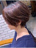直毛さんオススメ！【立体感パーマ】美シルエットくびれショート