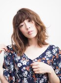 伸ばしかけパーマスタイル