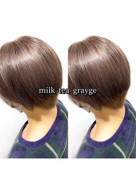 ヘアーメイク トレコローリ(hair make trecolori) 【trecolori 津田沼】ミルクティーグレージュ