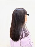 縮毛矯正/ナチュラルストレート/ロング/ツヤ髪/暖色系/30代40代