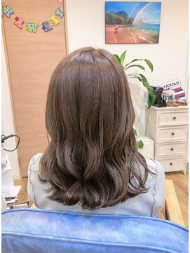 ラニハナクドウ(lanihana.kudo) ~*+ブリーチ無しのWカラーwithアッシュグレージュ*+~