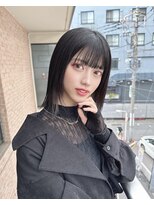 サロンドミルク 原宿(salon de MiLK)&nbsp;【salon de MiLK 原宿】イアリンググレージュ×ショートボブ