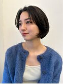 【sheta】黒髪ボブレイヤーマッシュショートセンターパート