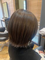 アルター(aL ter)&nbsp;オリーブベージュ［グレーベージュ/レイヤーロング/前髪パーマ］