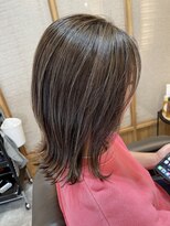 ロエ 平尾山荘(loe)&nbsp;【脱白髪染めハイライト】×ナチュラルミディアム