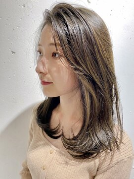 プエンテ(PUENTE) face layer×Olive color