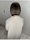 切りっぱなしボブ/髪質改善/縮毛矯正