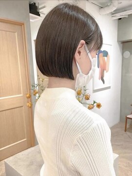 ローレン(LOREN) ミルクティーベージュぷつっとボブケアブリーチ 梅田