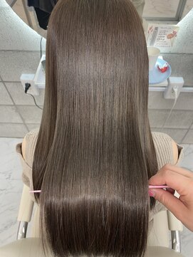 ビンナ(BINNA) ブリーチなしミルクティーベージュ×サラツヤ美髪♪