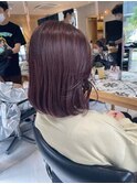 【mami】大人ゆるふわラベンダーココアブリーチなしダブルカラー